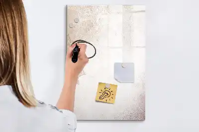 Pizarra magnética decorativa con rotulador diseño de mándalas