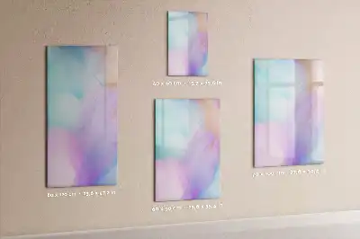 Pizarra magnética decorativa con rotulador en tonos pastel