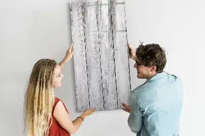 Pizarra magnética borrable de cristal de madera pintada