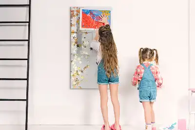 Pizarra magnética decorativa con rotulador estrellas