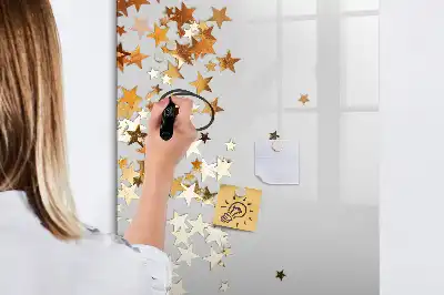 Pizarra magnética decorativa con rotulador estrellas
