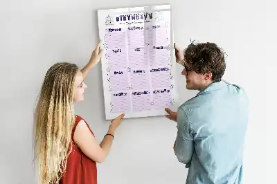Pizarra magnética decorativa con rotulador diseño lugar de nacimiento