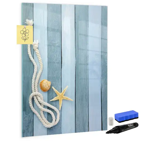 Pizarra magnética de cristal borrable accesorios para uso marino