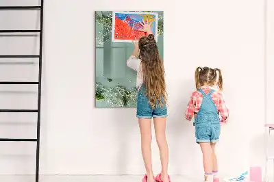 Pizarra magnética decorativa con rotulador modelo Gipsófila