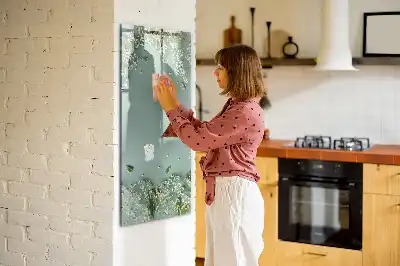 Pizarra magnética decorativa con rotulador modelo Gipsófila