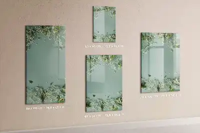 Pizarra magnética decorativa con rotulador modelo Gipsófila