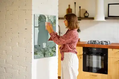 Pizarra magnética decorativa con rotulador modelo Gipsófila