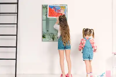 Pizarra magnética decorativa con rotulador modelo Gipsófila