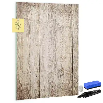 Pizarra magnética de cristal borrable para tablas de madera