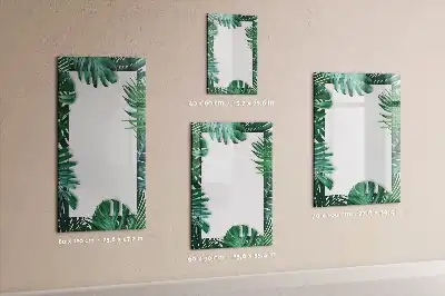 Pizarra magnética decorativa con diseño de marco de monstera y rotulador incluido