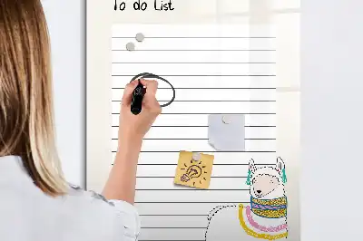 Pizarra magnética decorativa con rotulador incluida para lista de deseos