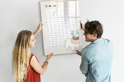 Pizarra magnética decorativa con rotulador incluida para lista de deseos