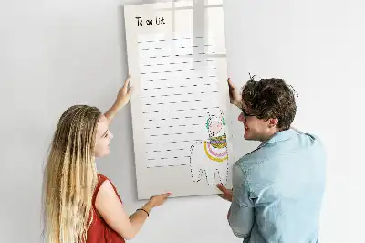 Pizarra magnética decorativa con rotulador incluida para lista de deseos