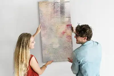 Pizarra magnética decorativa con rotulador diseño de manchas de pintura