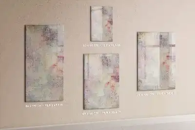 Pizarra magnética decorativa con rotulador diseño de manchas de pintura