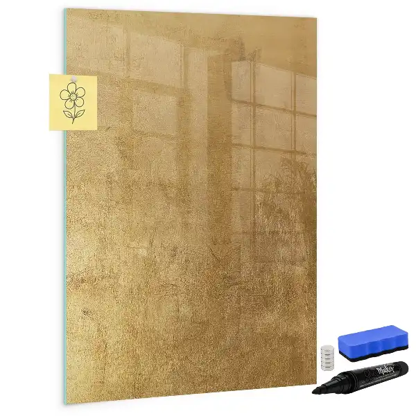 Pizarra magnética decorativa con rotulador y diseño de tela