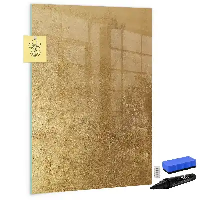 Pizarra magnética decorativa con rotulador y diseño de tela