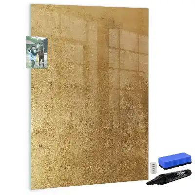 Pizarra magnética decorativa con rotulador y diseño de tela