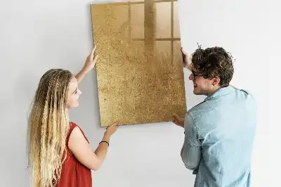 Pizarra magnética decorativa con rotulador y diseño de tela