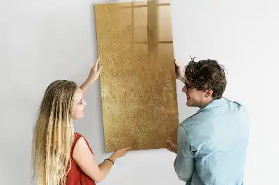 Pizarra magnética decorativa con rotulador y diseño de tela