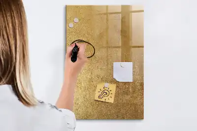 Pizarra magnética decorativa con rotulador y diseño de tela