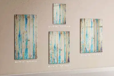 Pizarra magnética decorativa con rotulador de madera antigua