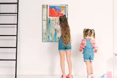 Pizarra magnética decorativa con rotulador de madera antigua