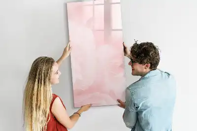 Pizarra magnética decorativa diseño de rosas con rotulador incluido