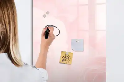 Pizarra magnética decorativa diseño de rosas con rotulador incluido