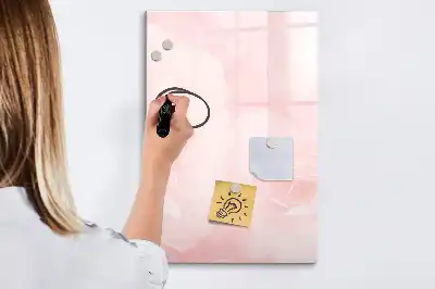 Pizarra magnética decorativa diseño de rosas con rotulador incluido