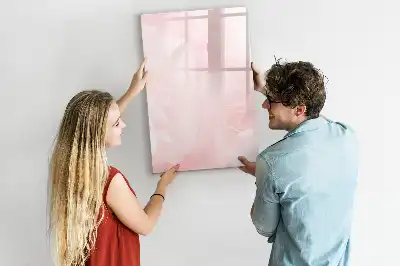 Pizarra magnética decorativa diseño de rosas con rotulador incluido