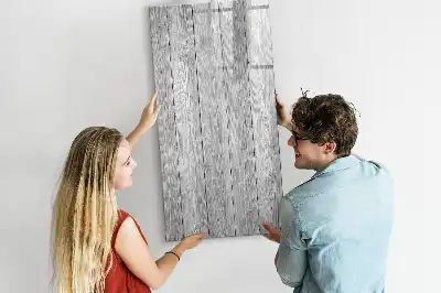 Pizarra magnética decorativa con rotulador y base de madera