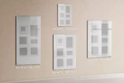 Pizarra magnética decorativa con rotulador y marcos para fotos