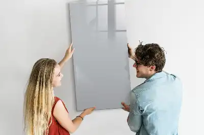 Pizarra magnética decorativa con rotulador en color gris claro