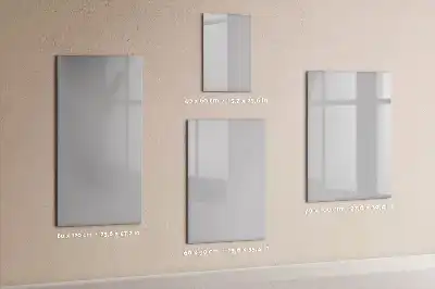 Pizarra magnética decorativa con rotulador en color gris claro