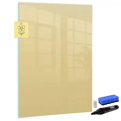 Pizarra magnética decorativa con rotulador color crema