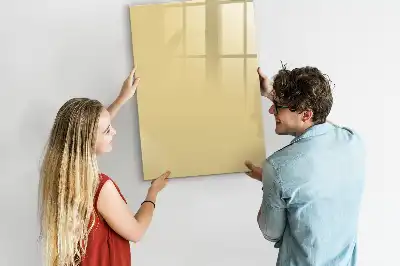 Pizarra magnética decorativa con rotulador color crema
