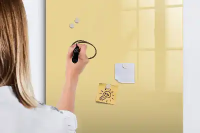 Pizarra magnética decorativa con rotulador color crema