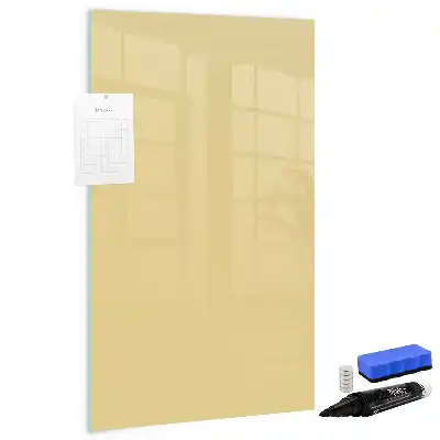 Pizarra magnética decorativa con rotulador color crema