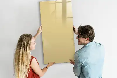Pizarra magnética decorativa con rotulador color crema