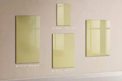 Pizarra magnética decorativa con rotulador color crema