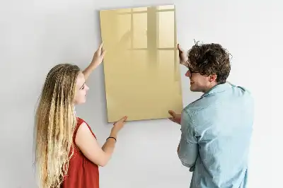 Pizarra magnética decorativa con rotulador color crema