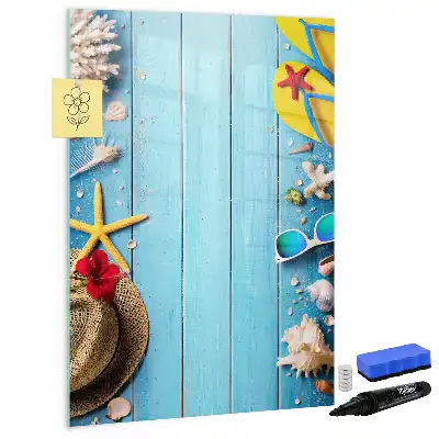 Pizarra magnética decorativa con rotulador incluido