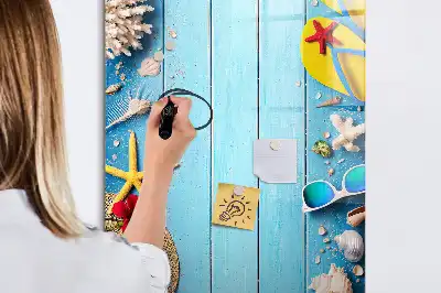 Pizarra magnética decorativa con rotulador incluido