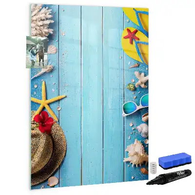 Pizarra magnética decorativa con rotulador incluido