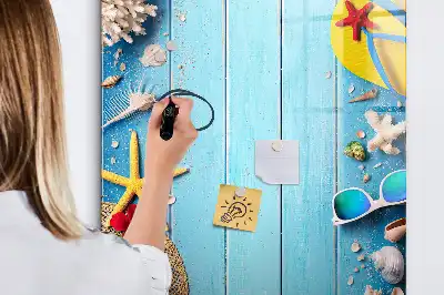 Pizarra magnética decorativa con rotulador incluido