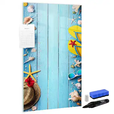 Pizarra magnética decorativa con rotulador incluido
