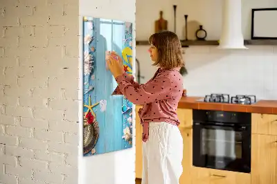 Pizarra magnética decorativa con rotulador incluido