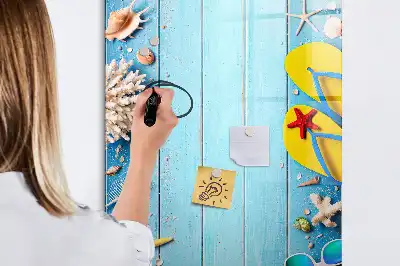 Pizarra magnética decorativa con rotulador incluido
