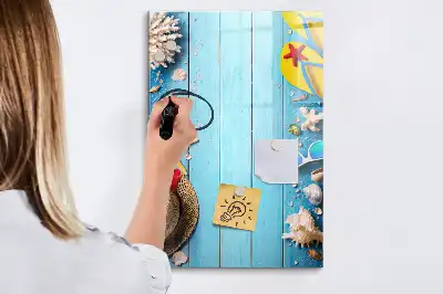 Pizarra magnética decorativa con rotulador incluido